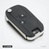 Coque de télécommande 2/3/4 boutons pour Honda Accord, Civic, CR-V, Jazz - coque pliante repliée, vue de dessus en angle