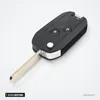 Coque de télécommande 2/3/4 boutons pour Honda Accord, Civic, CR-V, Jazz - coque pliante, lame sortie, vue de profil
