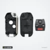 Coque de télécommande 2/3/4 boutons pour Honda Accord, Civic, CR-V, Jazz - pièces détachées et télécommande assemblée