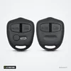 Coque de télécommande 2/3 boutons pour Mitsubishi Lancer, Grandis - deux coques identiques côte à côte, vue de face