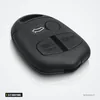 Coque de télécommande 2/3 boutons pour Mitsubishi Lancer, Grandis, Outlander - vue de face, bouton rond central