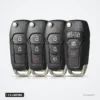 Coque de télécommande 2 à 4 boutons pour Ford F-150, Explorer, Focus, Fiesta - quatre modèles comparés, boutons différents