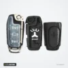 Coque de télécommande 2 à 4 boutons pour Ford F-150, Explorer, Focus, Fiesta - vue éclatée en trois éléments distincts
