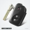 Coque de télécommande 2 à 4 boutons pour Lexus GS300, ES350, RX350, lame TOY48 - lame de secours déployée sur le côté