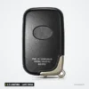Coque de télécommande 2 à 4 boutons pour Lexus GS300, ES350, RX350, lame TOY48 - dos de la coque avec étiquette
