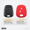 Coque de télécommande 2 boutons pour Citroën C1, C3, Peugeot 206, 307 - comparaison des deux couleurs avec fiche technique