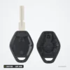 Coque de télécommande 3 boutons pour BMW Série 3, Série 5, X3, X5, lame HU92 - coque ouverte en deux parties, sans lame