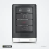 Coque de télécommande 4 à 6 boutons pour Cadillac CTS, SRX, Escalade, DTS - vue de face, boutons alignés verticalement