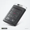 Coque de télécommande 4 à 6 boutons pour Cadillac CTS, SRX, Escalade, DTS - vue de trois quarts, légèrement inclinée