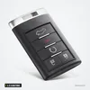 Coque de télécommande 4 à 6 boutons pour Cadillac CTS, SRX, Escalade, DTS - vue de profil, bord latéral visible