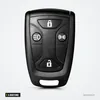 Coque de télécommande 4 boutons pour Scania série R, G, P - vue de face, quatre boutons avec pictogrammes