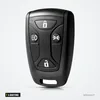 Coque de télécommande 4 boutons pour Scania série R, G, P - vue de face légèrement inclinée, quatre boutons