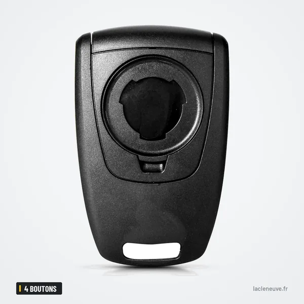 Coque de télécommande 4 boutons pour Scania série R, G, P - dos de la coque avec emblème circulaire
