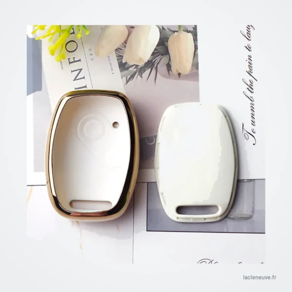 Étui de protection TPU pour télécommande Honda Accord, Civic, CR-V, Pilot - étui ouvert en deux parties séparées