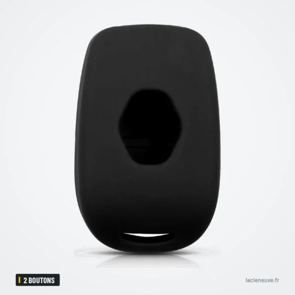 Étui silicone de clé 2 boutons pour Renault Sandero, Dacia Logan, Duster - dos de l'étui, sans boutons visibles