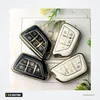 Housse de clé en TPU 5/6 boutons pour Cadillac CT4, CT5, Escalade - quatre housses noires et blanches assemblées