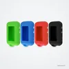 Housse de protection en silicone pour télécommande Starline A93, A63 - quatre housses de couleurs différentes alignées