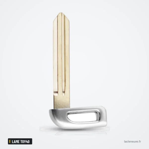 Lame de clé vierge pour Hyundai i30, ix35, Kia Sportage, K5, lame TOY40 - lame seule à tête argentée, autre profil