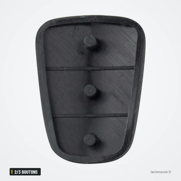 Pavé de boutons caoutchouc 2/3 boutons pour Hyundai IX35, I30, Kia Rio, K5 - dos du pavé de boutons, picots de contact