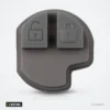 Pavé de boutons caoutchouc 2 boutons pour Suzuki Swift, Grand Vitara, Jimny - vue de dessus, icônes verrou et déverrou