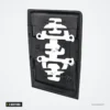Pavé de boutons caoutchouc 3 boutons pour Volkswagen Golf 7, Skoda, Seat - membrane en caoutchouc seule, gros plan